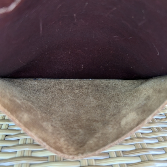 Portland Leather Goods Mini Brown Crossbody Bag Tote Purse Distressed Minimalist - Picture 13 of 15